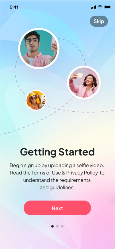 App screen 1